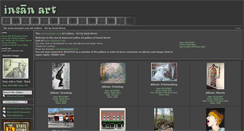 Desktop Screenshot of gallery.insanart.com