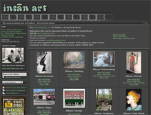 Tablet Screenshot of gallery.insanart.com